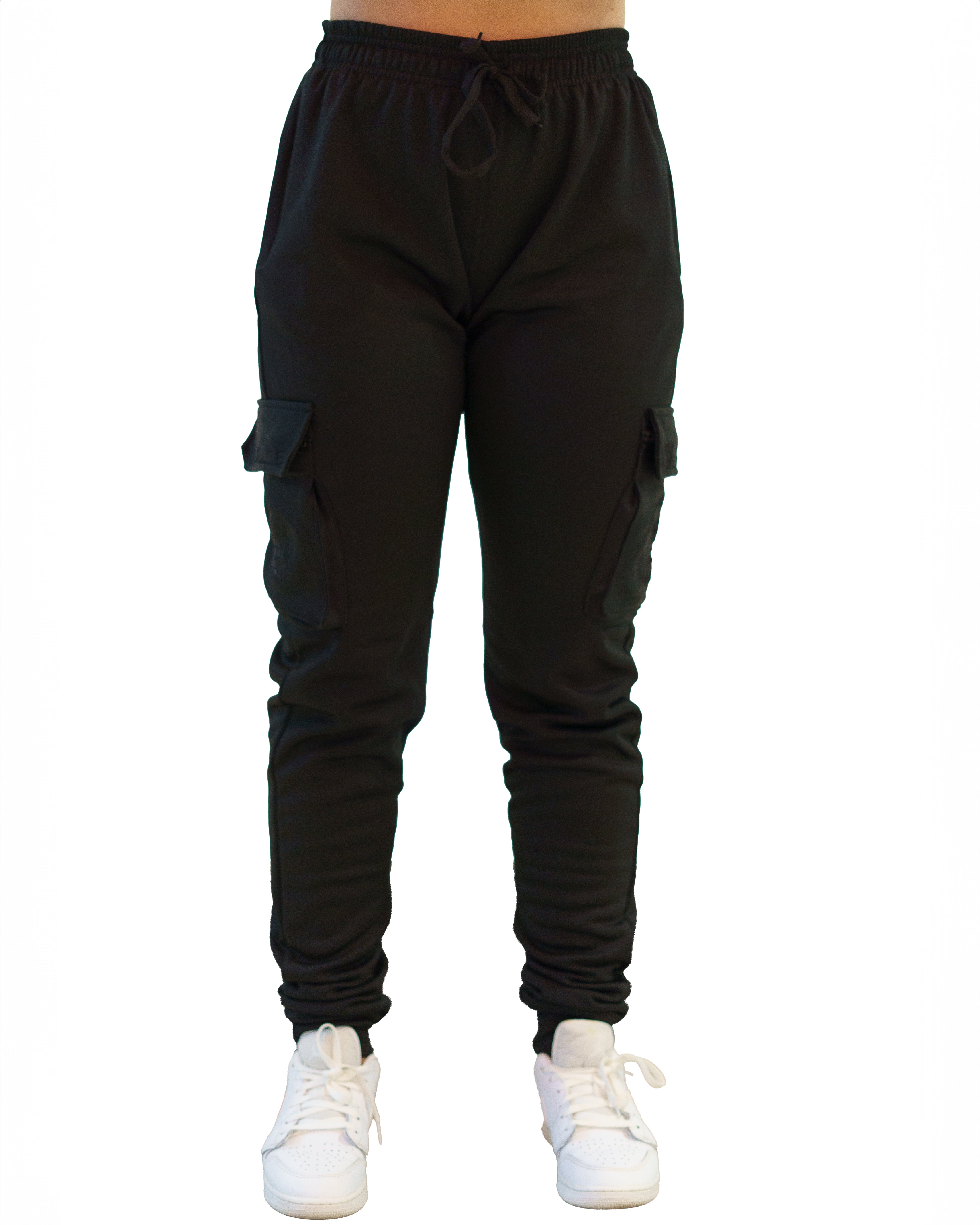 Black best sale combat joggers